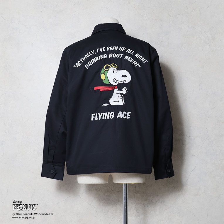 HOUSTON / ヒューストン 51607 HOUSTON×PEANUTS EMB VIETNAM JACKET