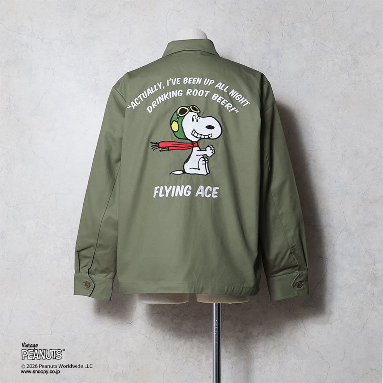 HOUSTON / ヒューストン 51607 HOUSTON×PEANUTS EMB VIETNAM JACKET