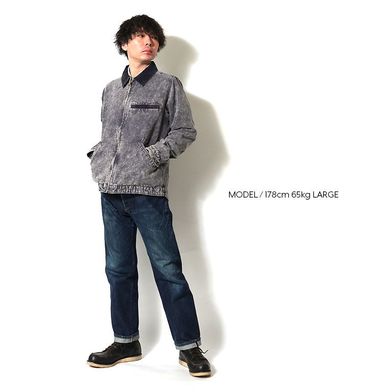 アワーレガシー Midnight Flame コットンワークジャケット フェード ワークジャケット ストレッチ(ネーム刺繍対応／制電／エコ素材