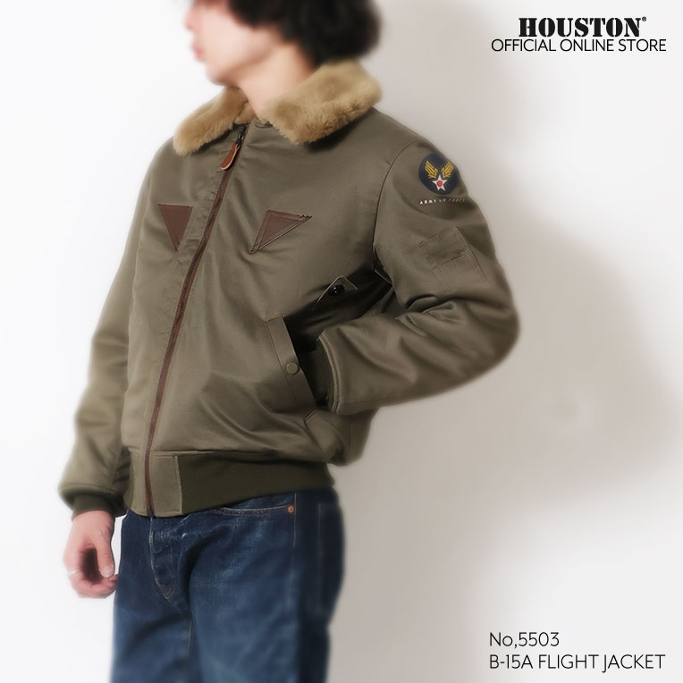 HOUSTON / ヒューストン 5503 B-15A FLIGHT JACKET/B-15Aフライト