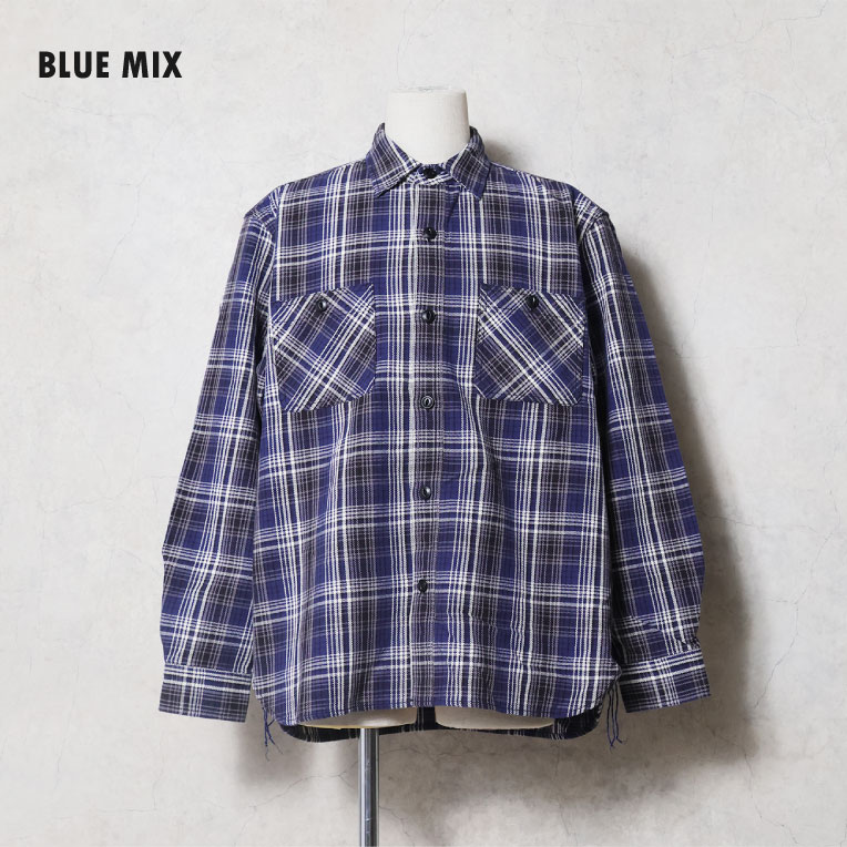 HOUSTON / ヒューストン 41253 AMERICAN CHECK VIYELLA SHIRT