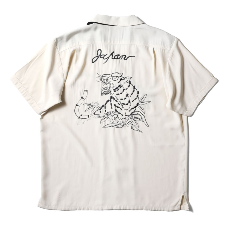 HOUSTON / ヒューストン 41308 SOUVENIR SHIRT(TIGER) / スーベニア