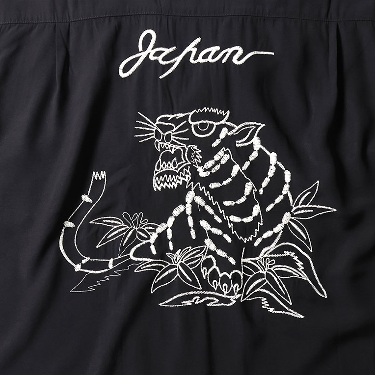HOUSTON / ヒューストン 41308 SOUVENIR SHIRT(TIGER) / スーベニア