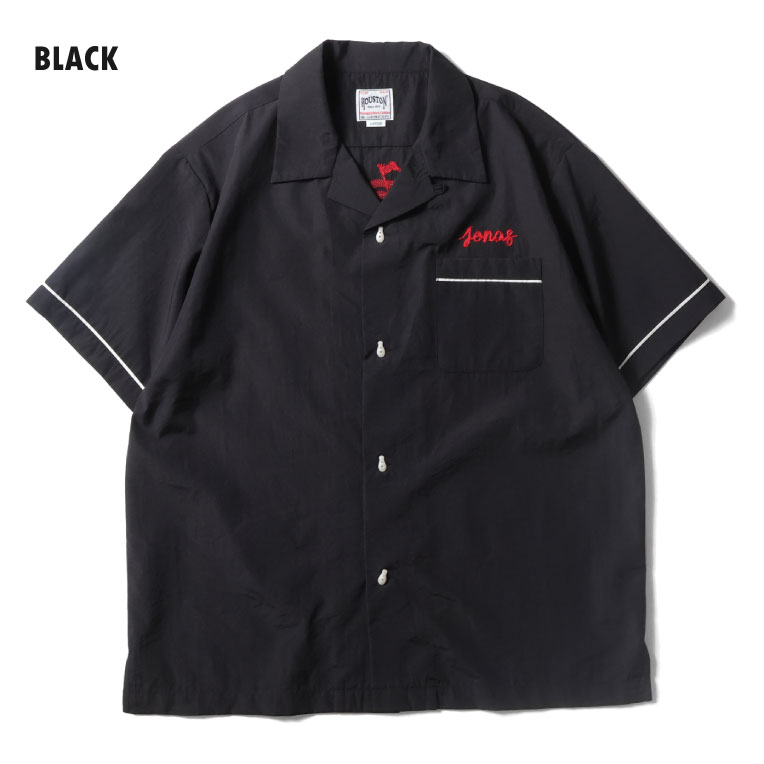 HOUSTON / ヒューストン 41321 BROAD BOWLING SHIRT(HOT SPARKS