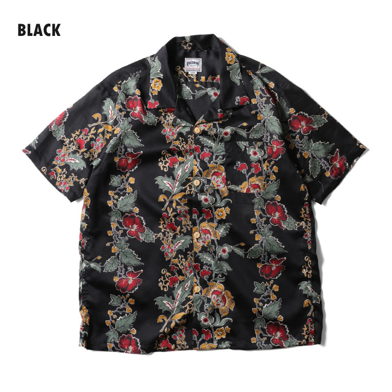 HOUSTON / ヒューストン 41353 ALOHA SHIRT (BOTANICAL) / アロハ