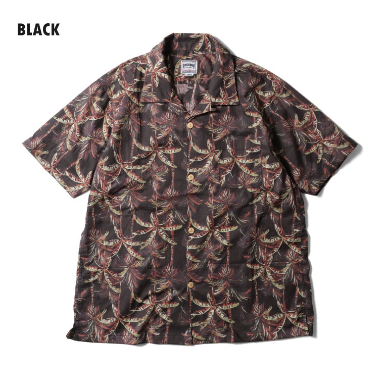 HOUSTON / ヒューストン 41354 ALOHA SHIRT (PALM TREE) / アロハ