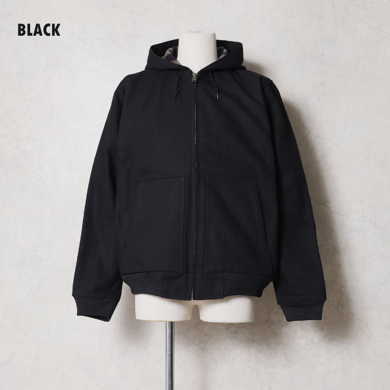 HOUSTON / ヒューストン 51561 DUCK ZIP WORK HOODIE / ダックジップ