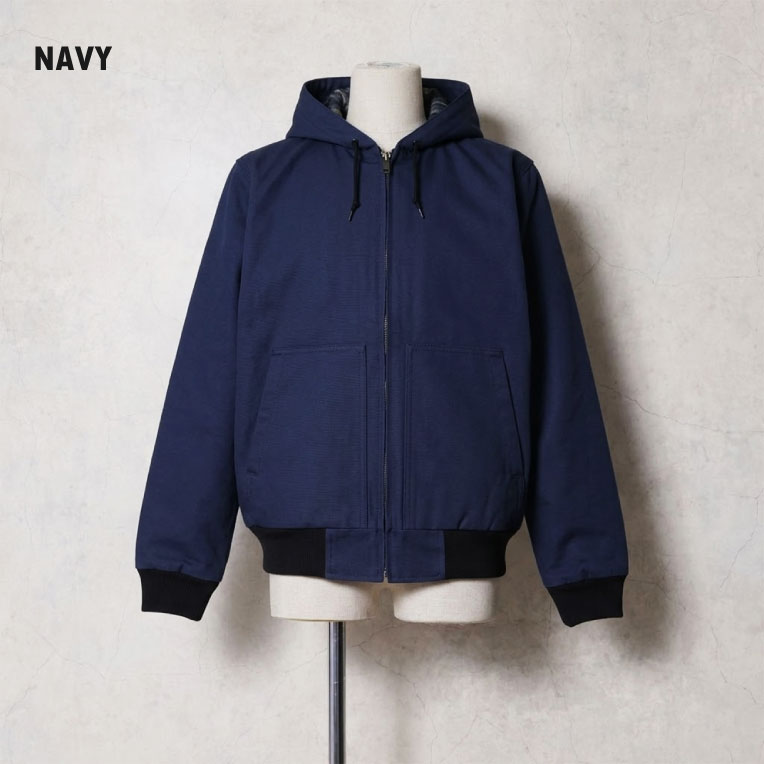 HOUSTON / ヒューストン 51561 DUCK ZIP WORK HOODIE / ダックジップ