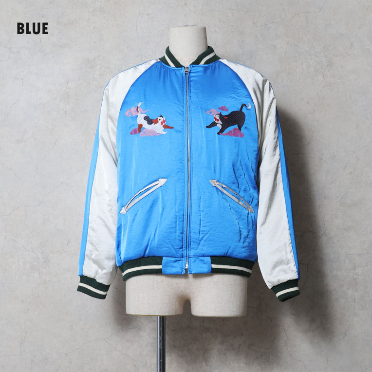 HOUSTON / ヒューストン 51614 RAYON SOUVENIR JACKET (百猫