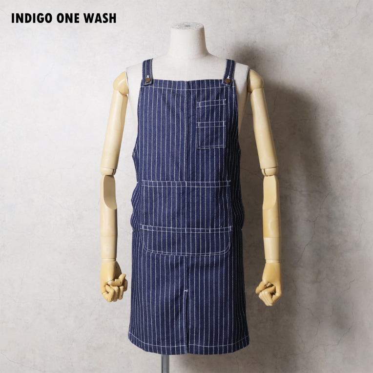 HOUSTON / ヒューストン 6908 WABASH DENIM WORK APRON / ウォバッシュ
