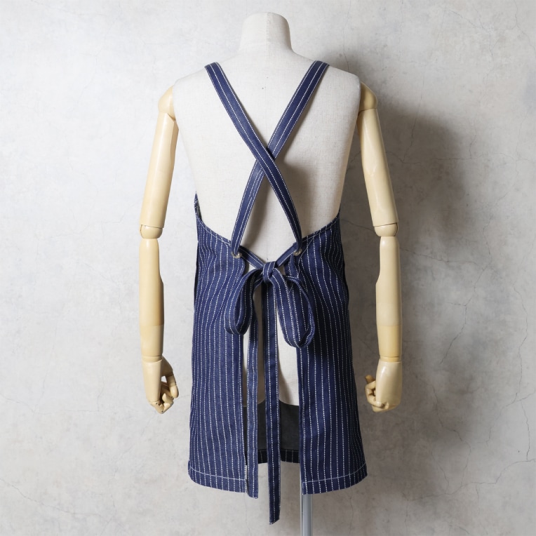 HOUSTON / ヒューストン 6908 WABASH DENIM WORK APRON / ウォバッシュ