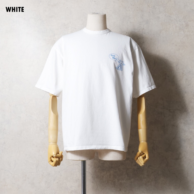 OFFICIAL限定】 HOUSTON / ヒューストン U2009 PIGMENT PRINT TEE