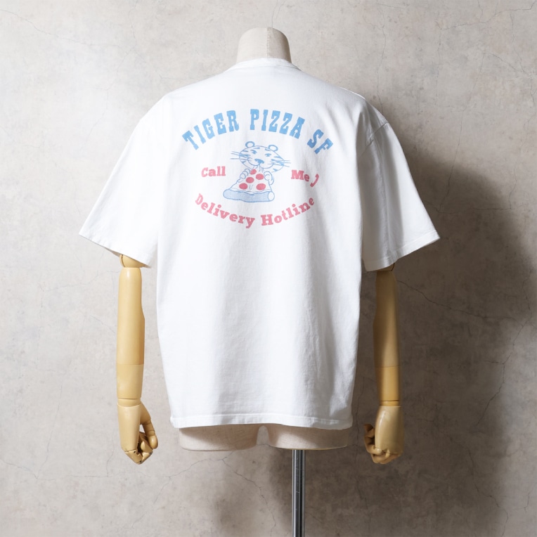 OFFICIAL限定】 HOUSTON / ヒューストン U2009 PIGMENT PRINT TEE