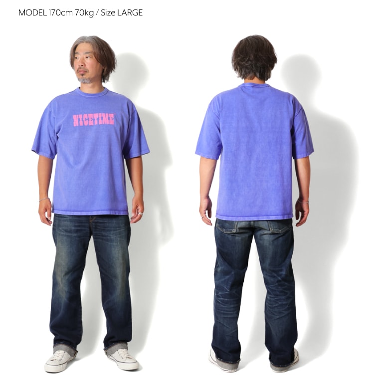 OFFICIAL限定】 HOUSTON / ヒューストン U2011 PIGMENT PRINT TEE