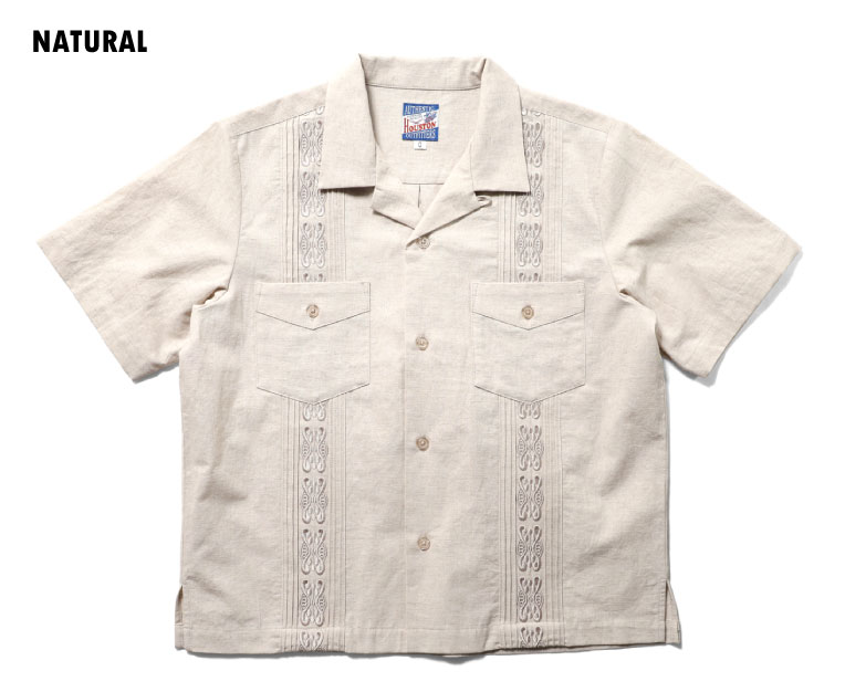 HOUSTON woman / ヒューストン ウーマン 23HL026 COTTON LINEN CUBA