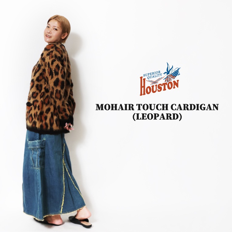 【HOUSTON /ヒューストン】 モヘアカーディガン M HOUSTON woman / ヒューストン ウーマン 2022W MOHAIR TOUCH