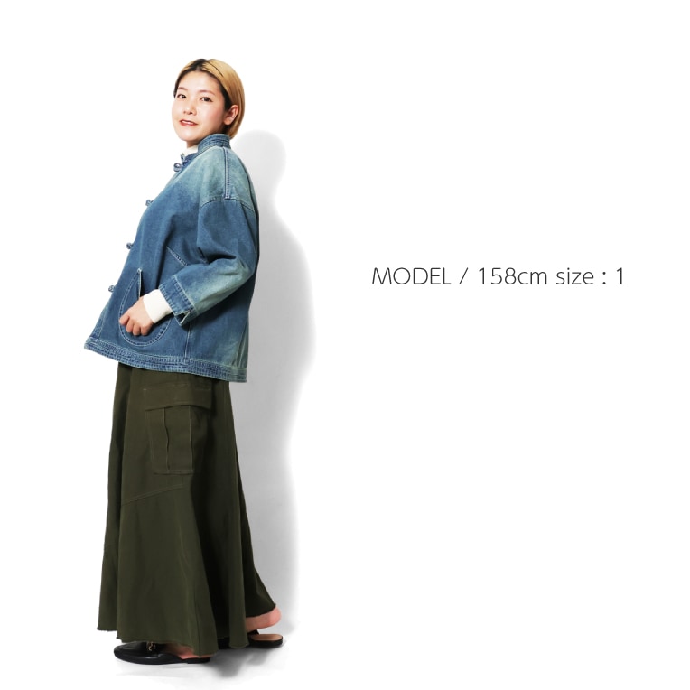 HOUSTON woman / ヒューストン ウーマン 5025W 10oz DENIM CHINA