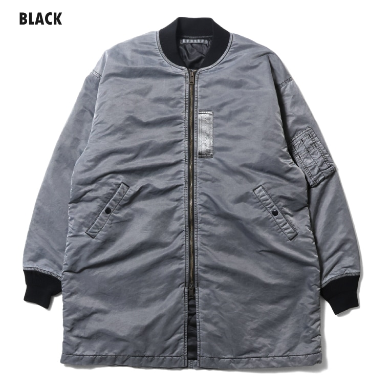 HOUSTON woman / ヒューストン ウーマン 5033W PIGMENT DYE MA-1 (LONG