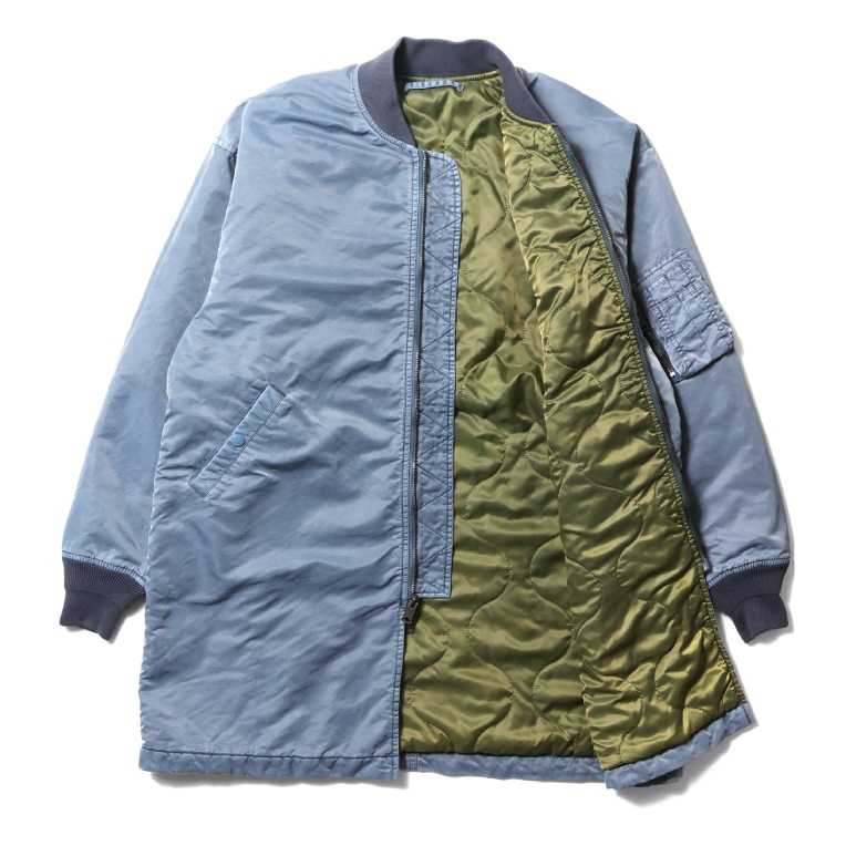 HOUSTON woman / ヒューストン ウーマン 5033W PIGMENT DYE MA-1 (LONG