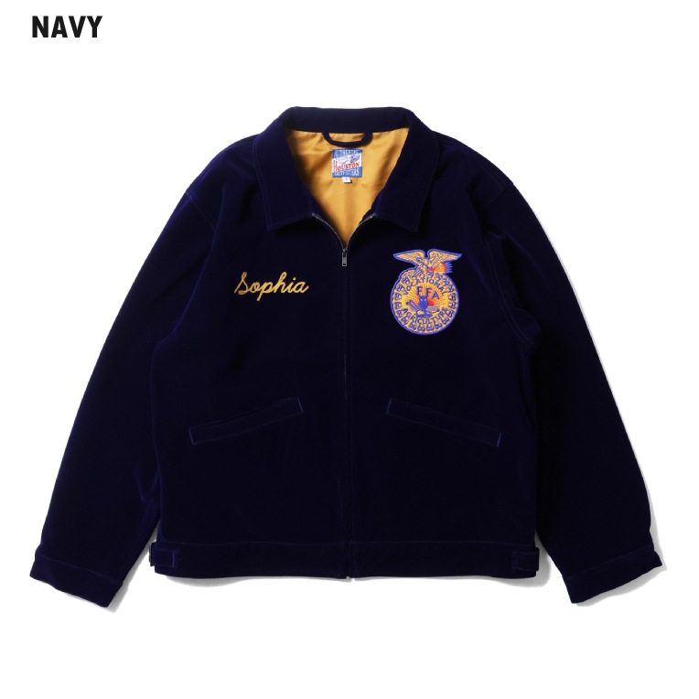HOUSTON woman / ヒューストン ウーマン 5035W VELVETEEN FFA JACKET