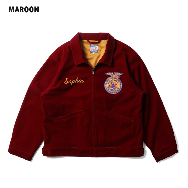 HOUSTON woman / ヒューストン ウーマン 5035W VELVETEEN FFA JACKET