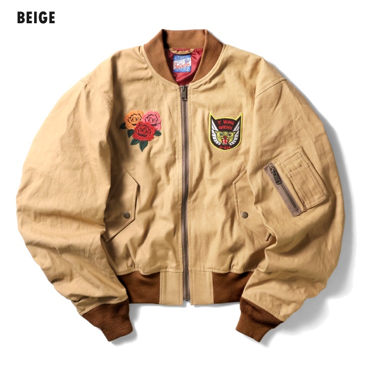 HOUSTON woman / ヒューストン ウーマン 5036W BACK SATIN EMBROIDERY