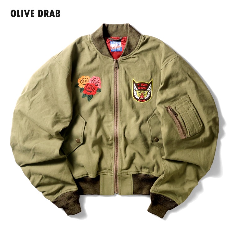 HOUSTON woman / ヒューストン ウーマン 5036W BACK SATIN EMBROIDERY