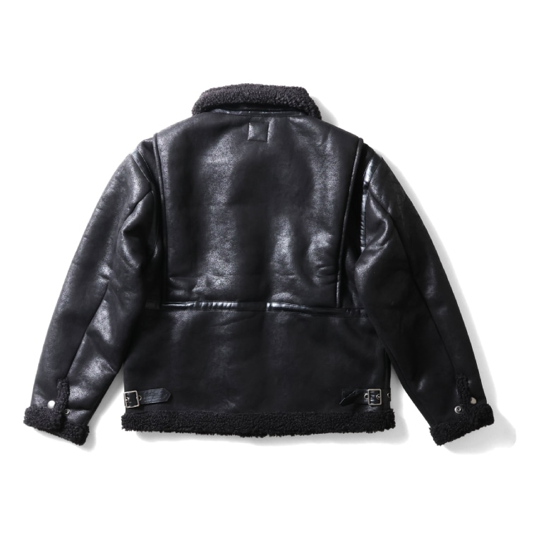 HOUSTON woman / ヒューストン ウーマン 5046W FAKE MOUTON BOMBER