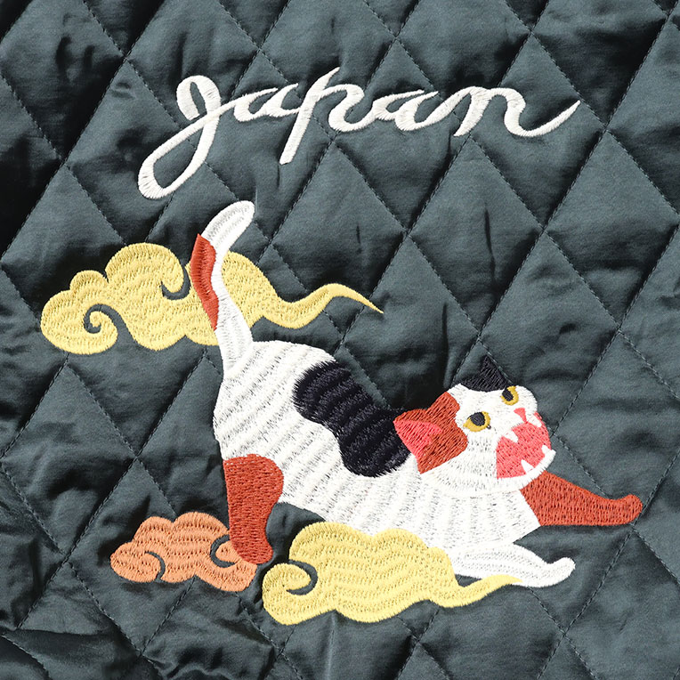 HOUSTON woman / ヒューストンウーマン 6018W SATIN MARKET BAG (百猫