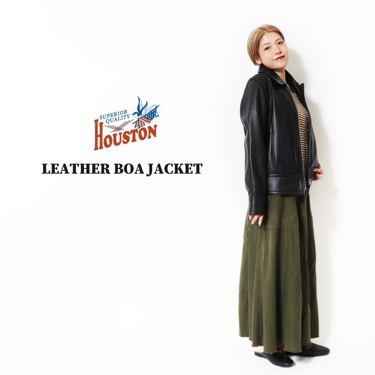 ★美品★ HOUSTON MB-2 レザー ボア着脱ライナー付 ラムレザー ☆美品☆ HOUSTON MB-2 レザー ボア着脱ライナー付 ラムレザー