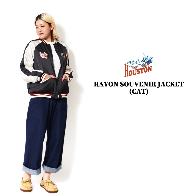 HOUSTON woman / ヒューストン ウーマン 5060W RAYON SOUVENIR JACKET