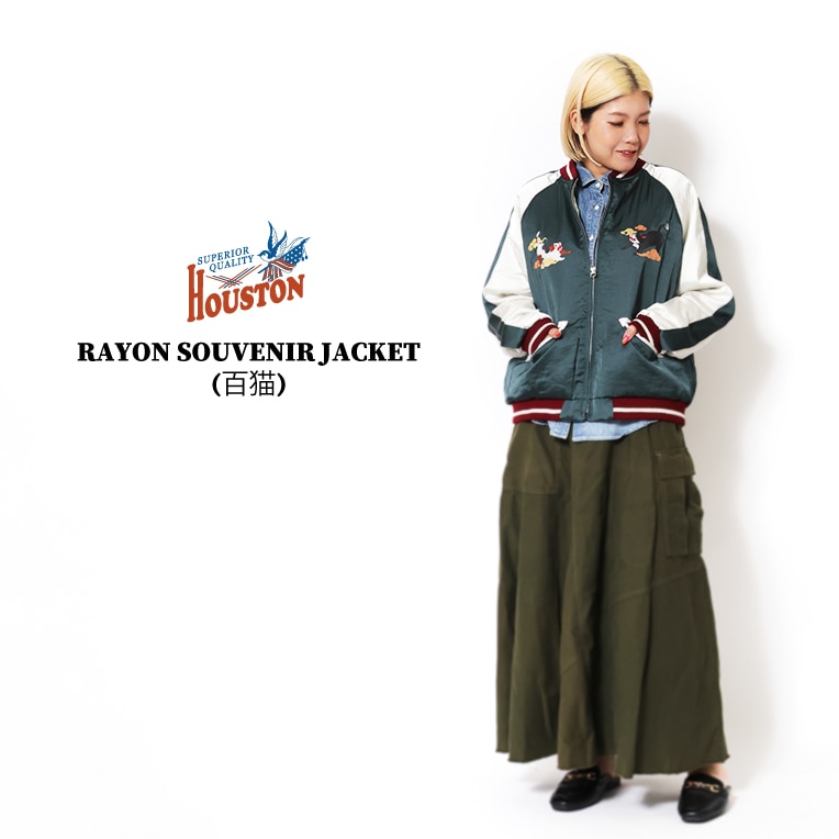 HOUSTON woman / ヒューストン ウーマン 5061W RAYON SOUVENIR JACKET