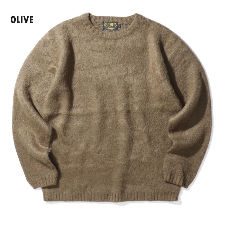 UNIVERD72 / ユニバード 22138 MOHAIR TOUCH SWEATER / モヘアタッチ起毛セーター -全6色- |  ブランド別カテゴリー,UNIVERD72,2023秋冬モデル,トップス | HOUSTON