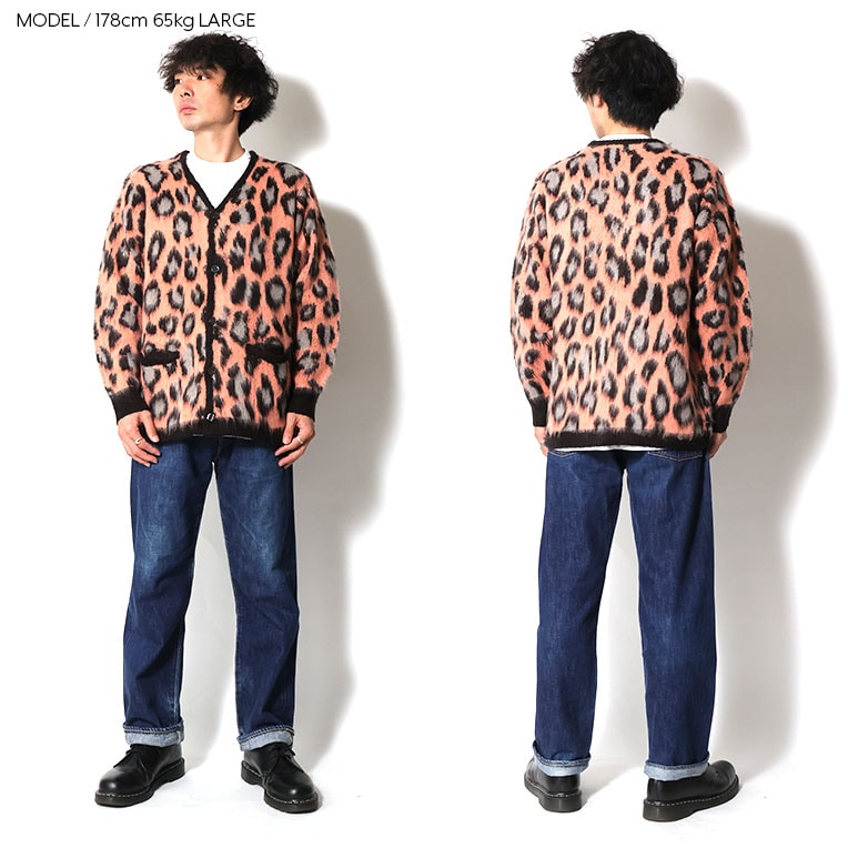 UNIVERD72 / ユニバード72 22329 MOHAIR TOUCH CARDIGAN(LEOPARD