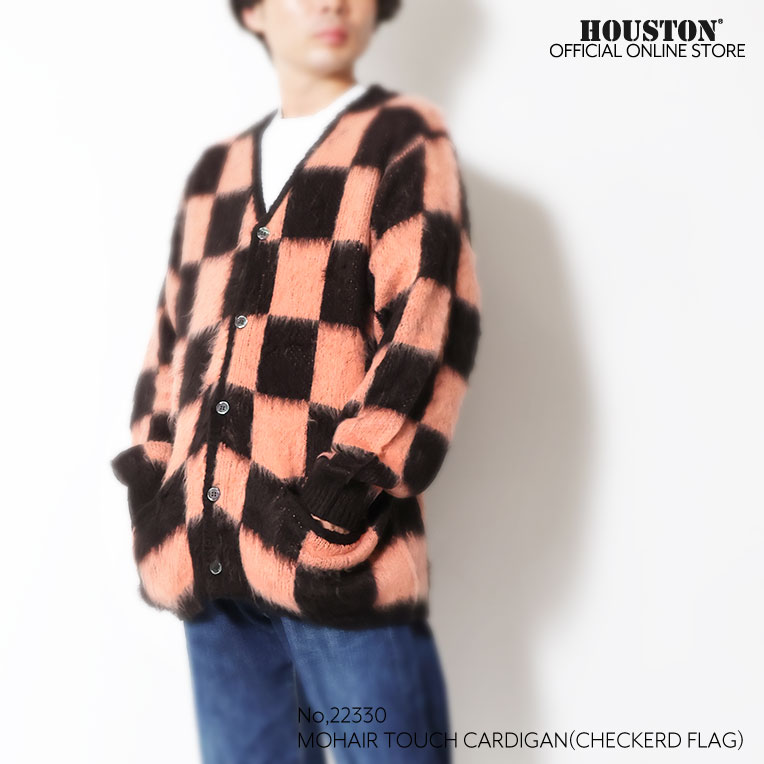 トップス PRADA Mohair blend check cardigan pink 24AW】カシミヤ カーディガン ◇プラダ◇全4色◇人気 (PRADA
