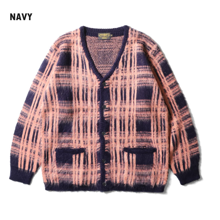UNIVERD72 / ユニバード72 22331 MOHAIR TOUCH CARDIGAN(CHECK