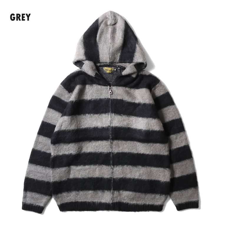 Cooperbear クーパーベアー UNIVERD72 / ユニバード72 22335 MOHAIR TOUCH ZIP PARKA(BORDER