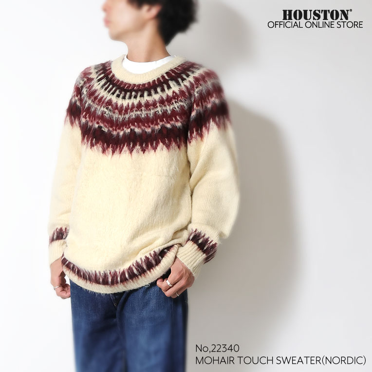 UNIVERD72 / ユニバード72 22340 MOHAIR TOUCH SWEATER(NORDIC
