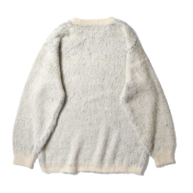 UNIVERD72 / ユニバード72 22348 MOHAIR TOUCH COLLEGE SWEATER(LA