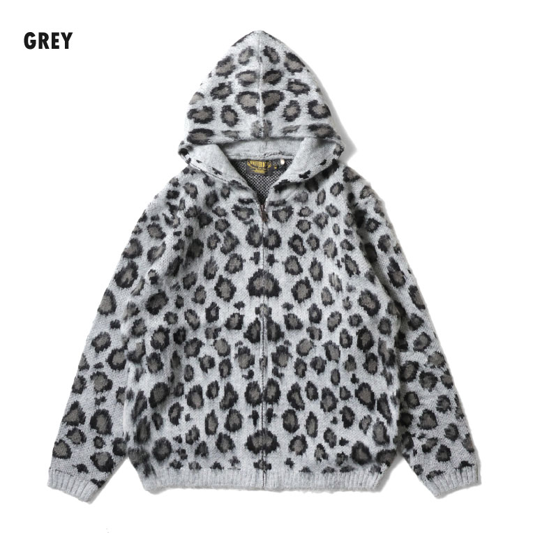 9/S Projectレオパード　ジップパーカー　リバーシブル 9/S Projectレオパード ジップパーカー リバーシブル FUR ZIP HOODIE