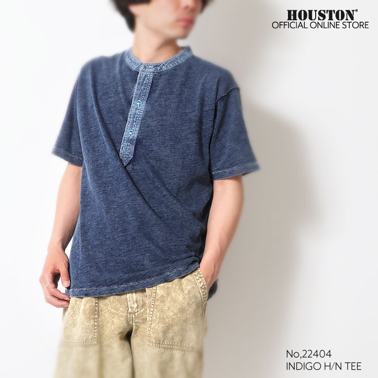 UNIVERD72 / ユニバード72 22404 INDIGO H/N TEE / インディゴヘンリー