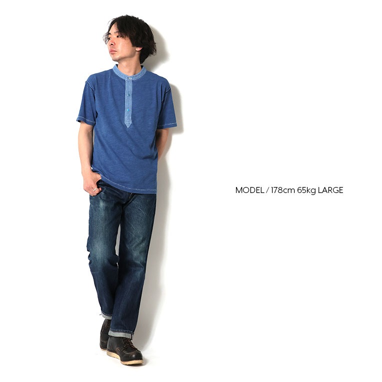 UNIVERD72 / ユニバード72 22404 INDIGO H/N TEE / インディゴヘンリー