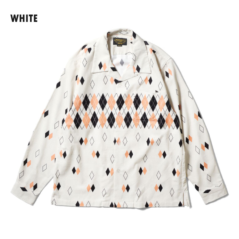 UNIVERD72 / ユニバード72 41261 PRINT CORDUROY SHIRT(ARGYLE