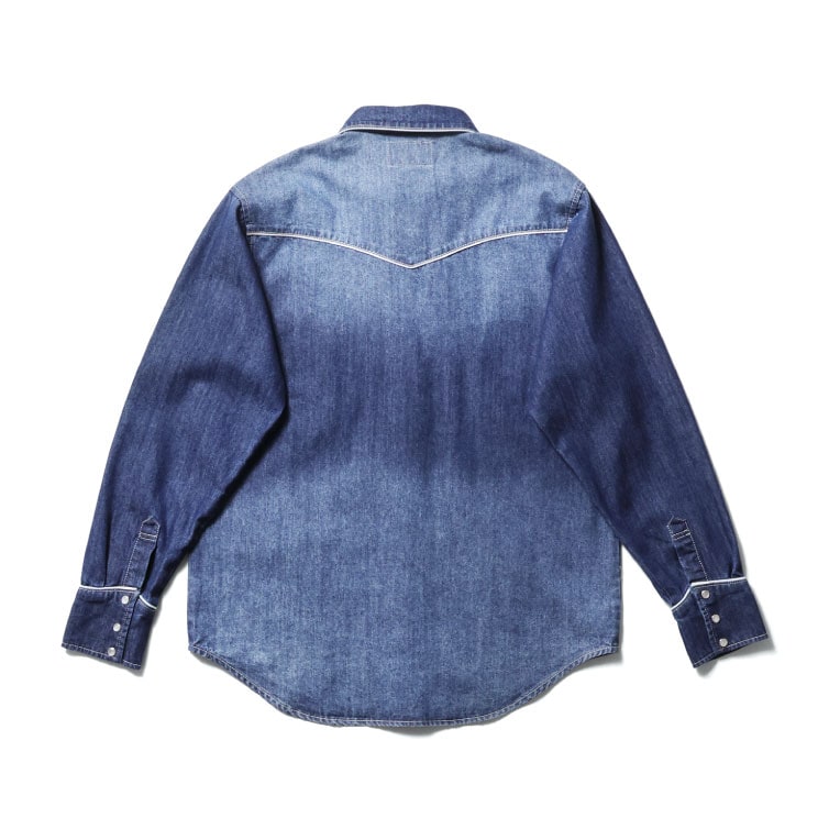 UNIVERD72 / ユニバード72 41290 DENIM WESTERN SHIRT / デニム
