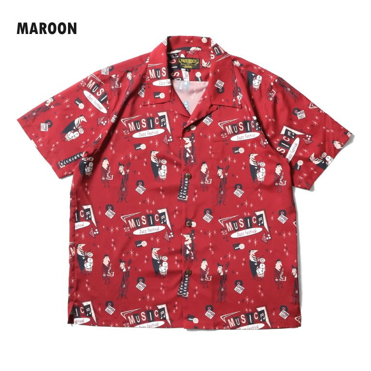 UNIVERD72 / ユニバード72 41337 DRY ALOHA SHIRT (JAZZ) / アロハ
