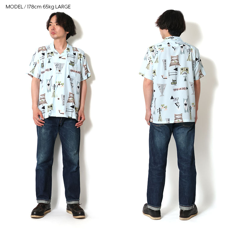 UNIVERD72 / ユニバード72 41338 DRY ALOHA SHIRT (MID-CENTURY
