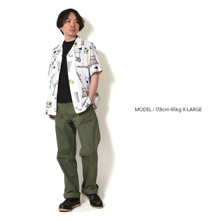 UNIVERD72 / ユニバード72 41338 DRY ALOHA SHIRT (MID-CENTURY