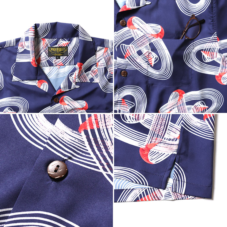 UNIVERD72 / ユニバード72 41339 DRY ALOHA SHIRT (SPACE AGE