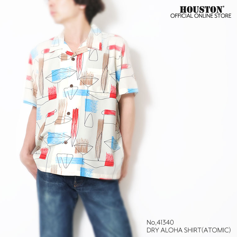 UNIVERD72 / ユニバード72 41340 DRY ALOHA SHIRT (ATOMIC) / アロハ