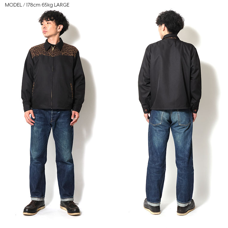 ウエストライド　レオパード　コーチジャケット　スイングトップ ウエストライド レオパード コーチジャケット スイングトップ